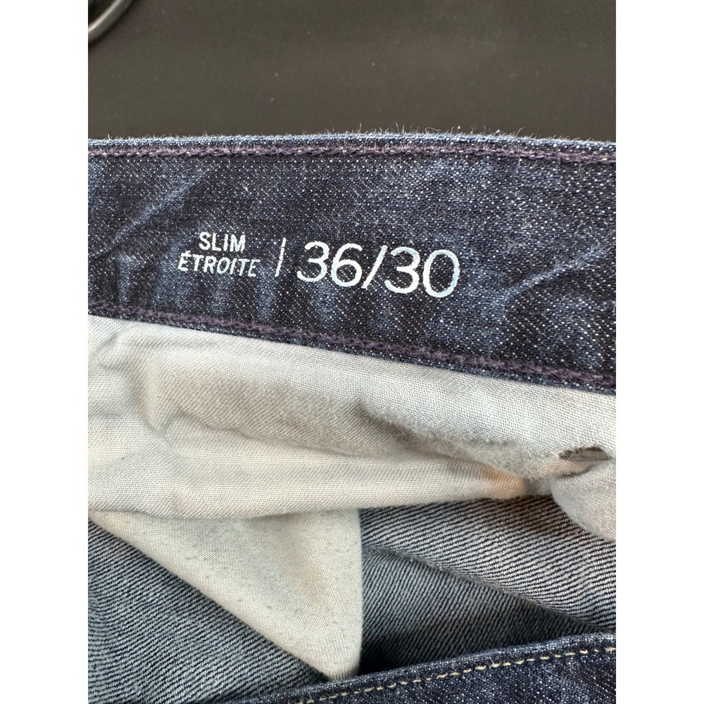 Tommy Hilfiger Denim Men's Jeans 36x30 Dark Wash Straight‎ Leg Classic Fit - Picture 6 of 7